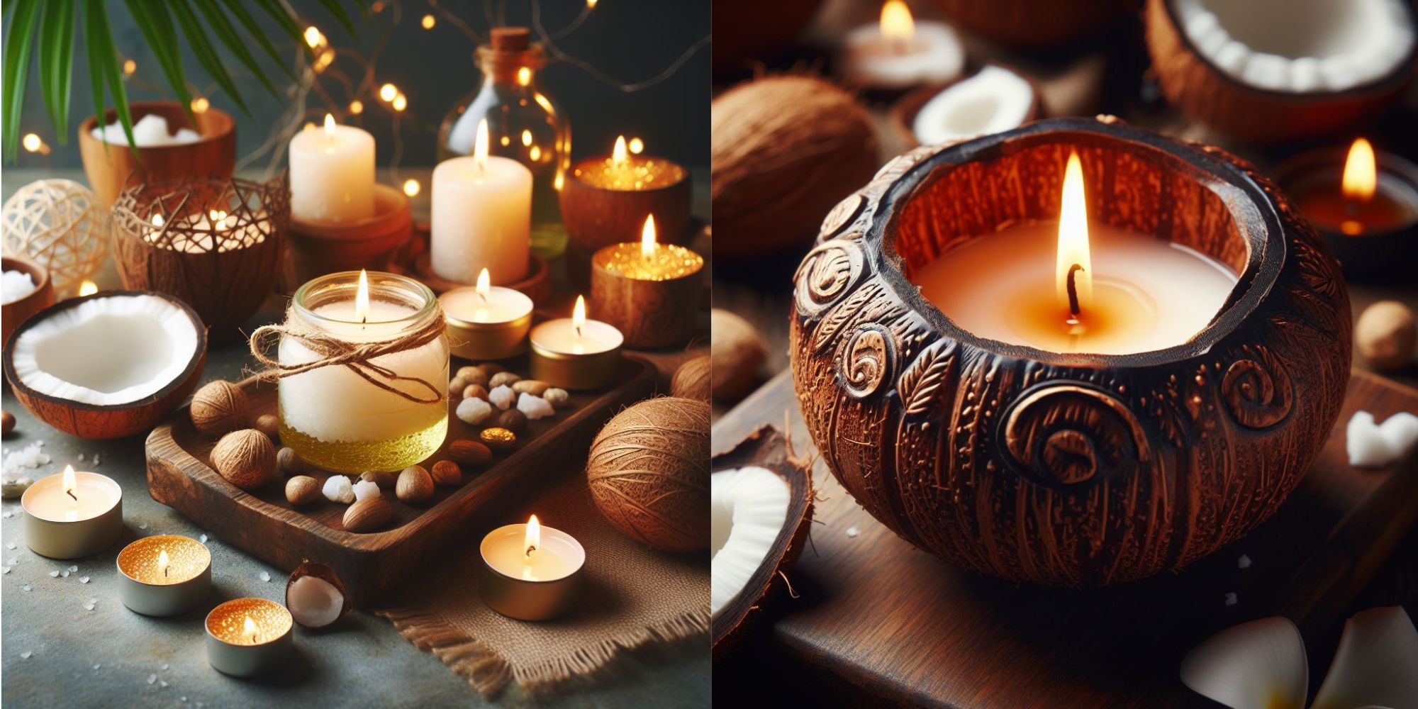 You are currently viewing DIY Coconut Oil Candles: Illuminating Spaces with Sustainable Light