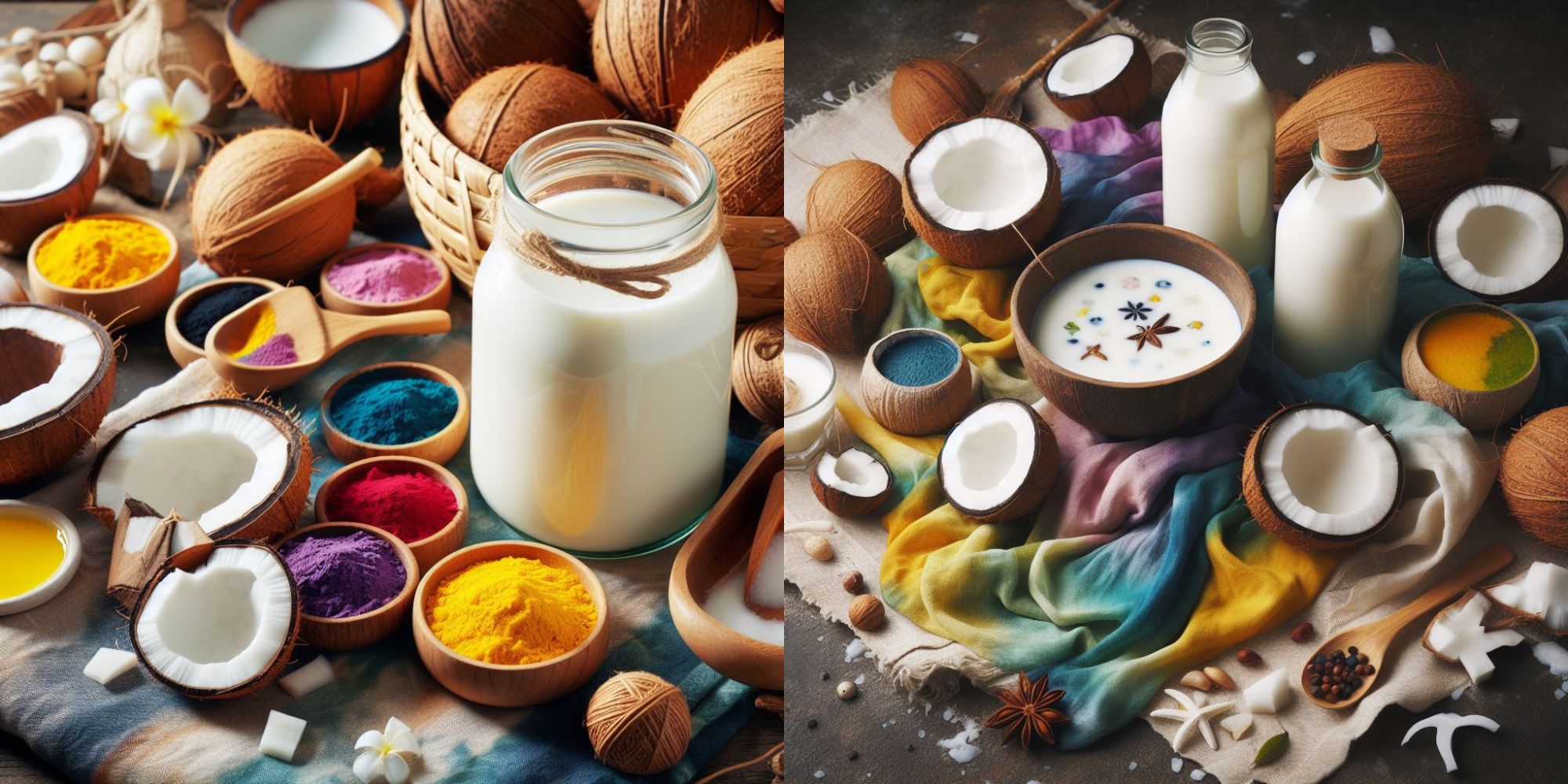 Read more about the article Coconut Milk in Natural Dyes: Coloring Fabrics with Tropical Hues